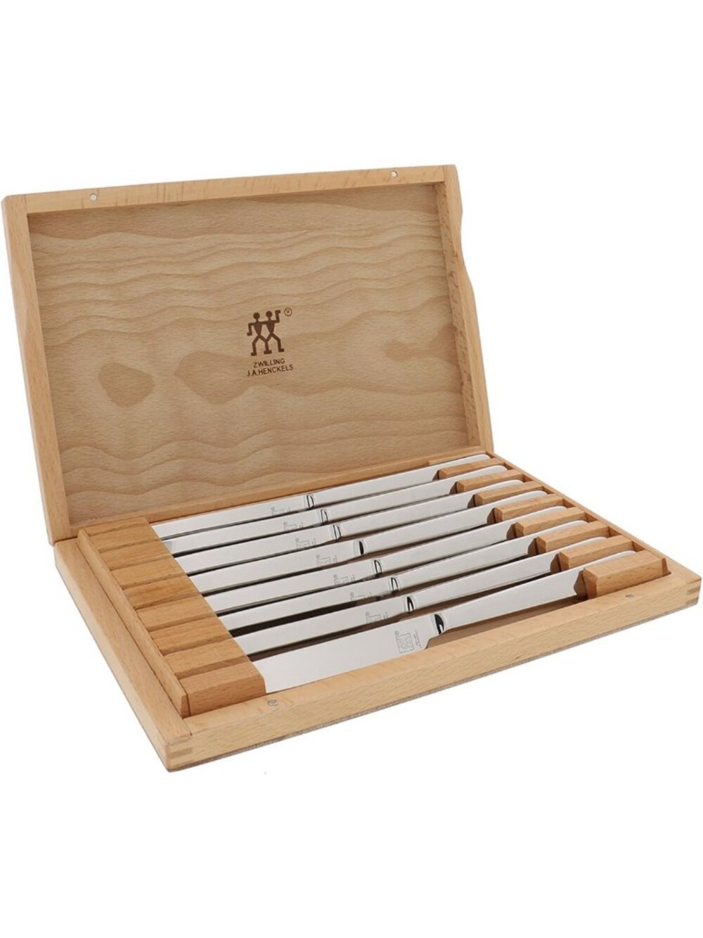 Ultra-Sharp Steak Knives Set of 8 with Elegant Wood Gift Box - Perfect for